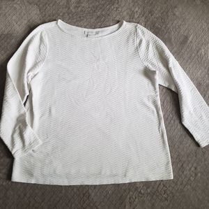 ⭐ Womens White J Jill Top Size Large